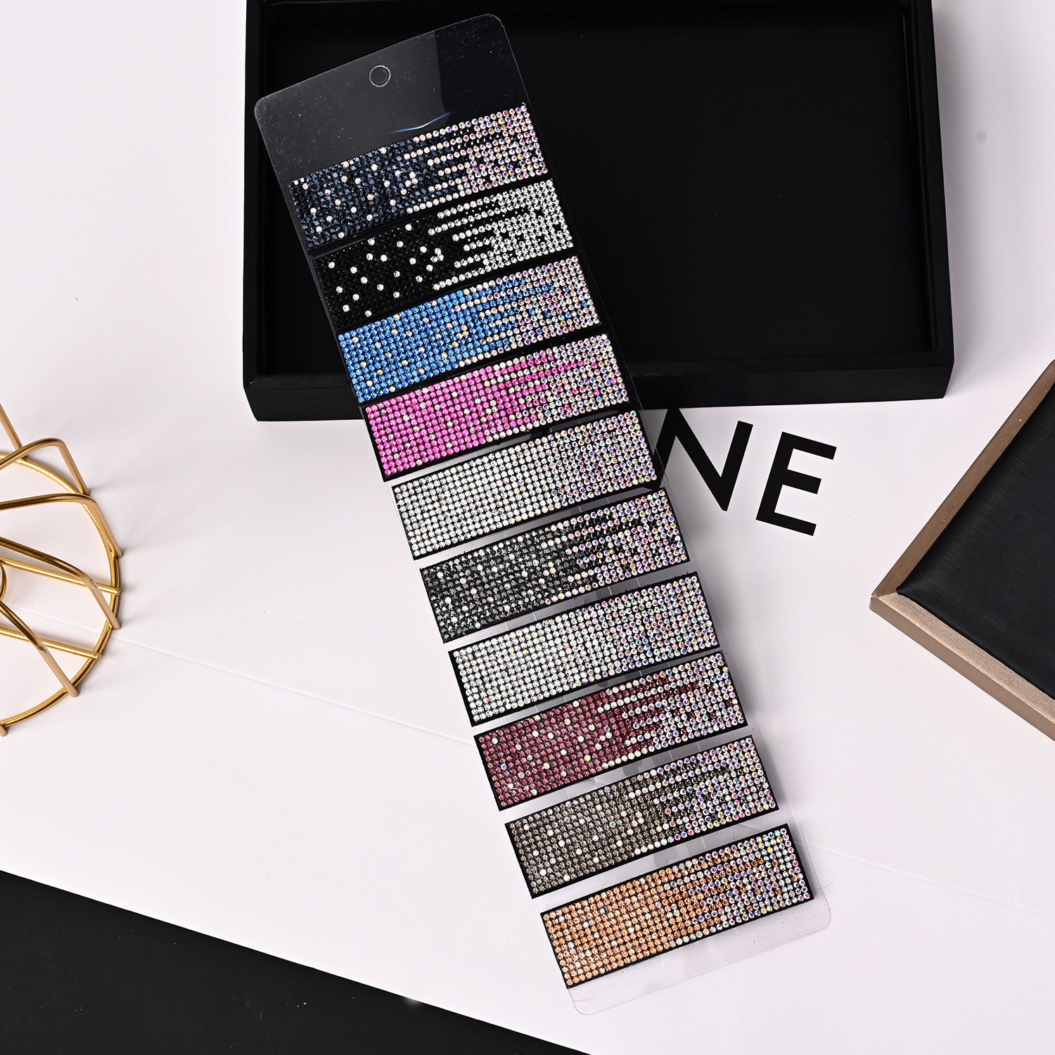 Wholesale Simple Rhinestone Hair Clips