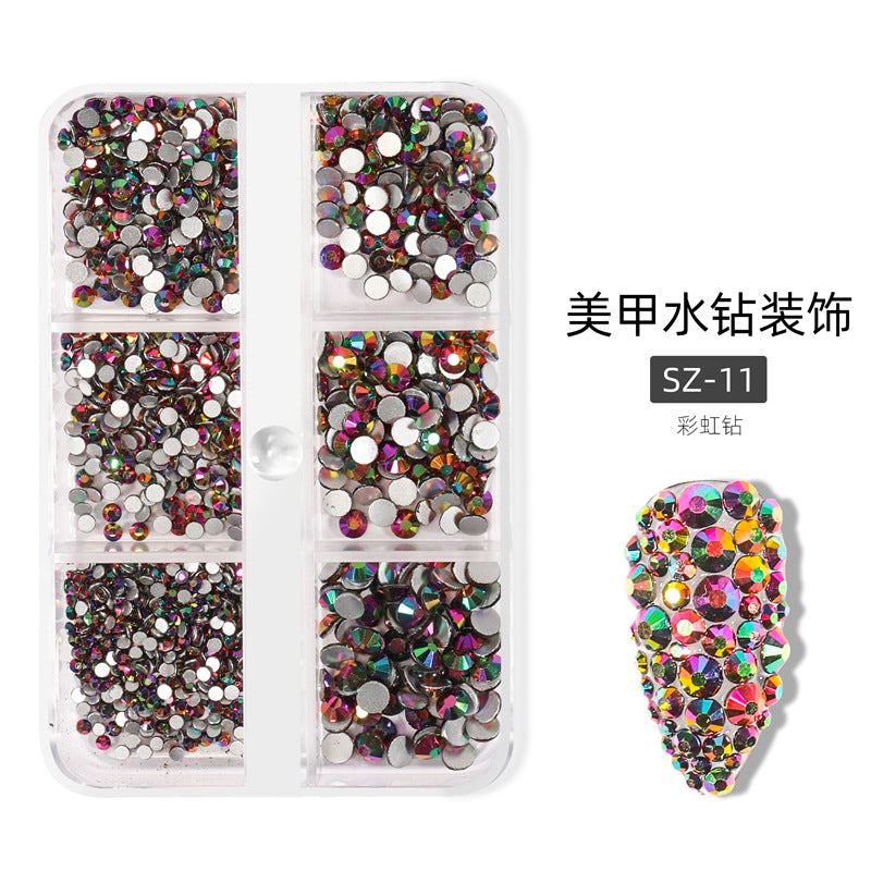 Wholesale Pearl 16-pack Nail Rhinestone Jewelry