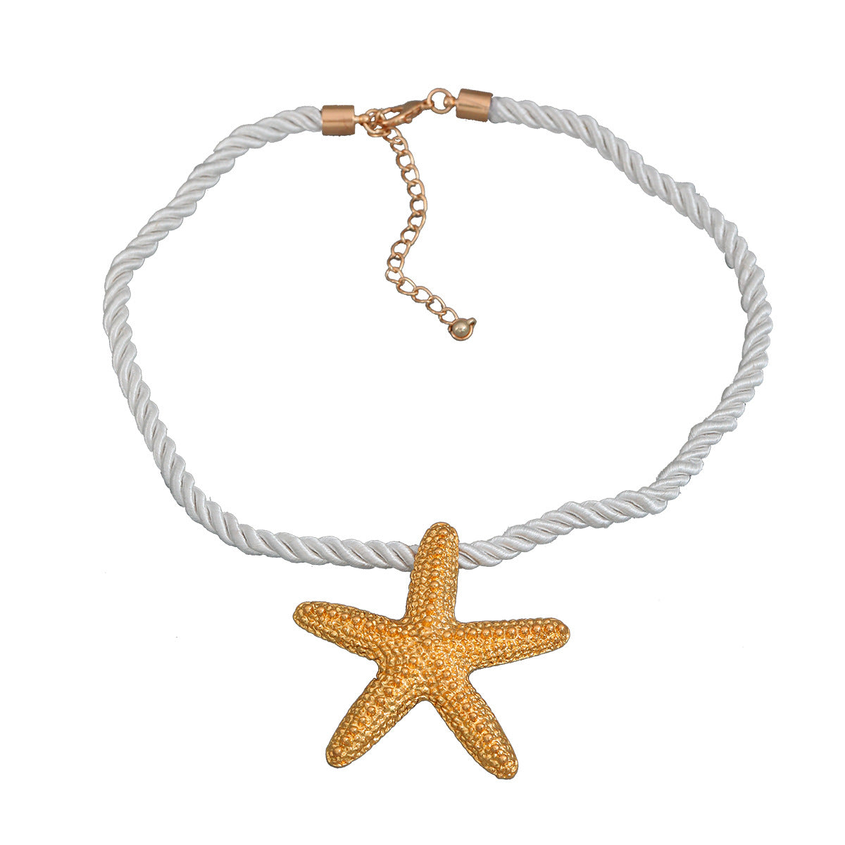 Wholesale Summer Starfish Alloy Necklaces