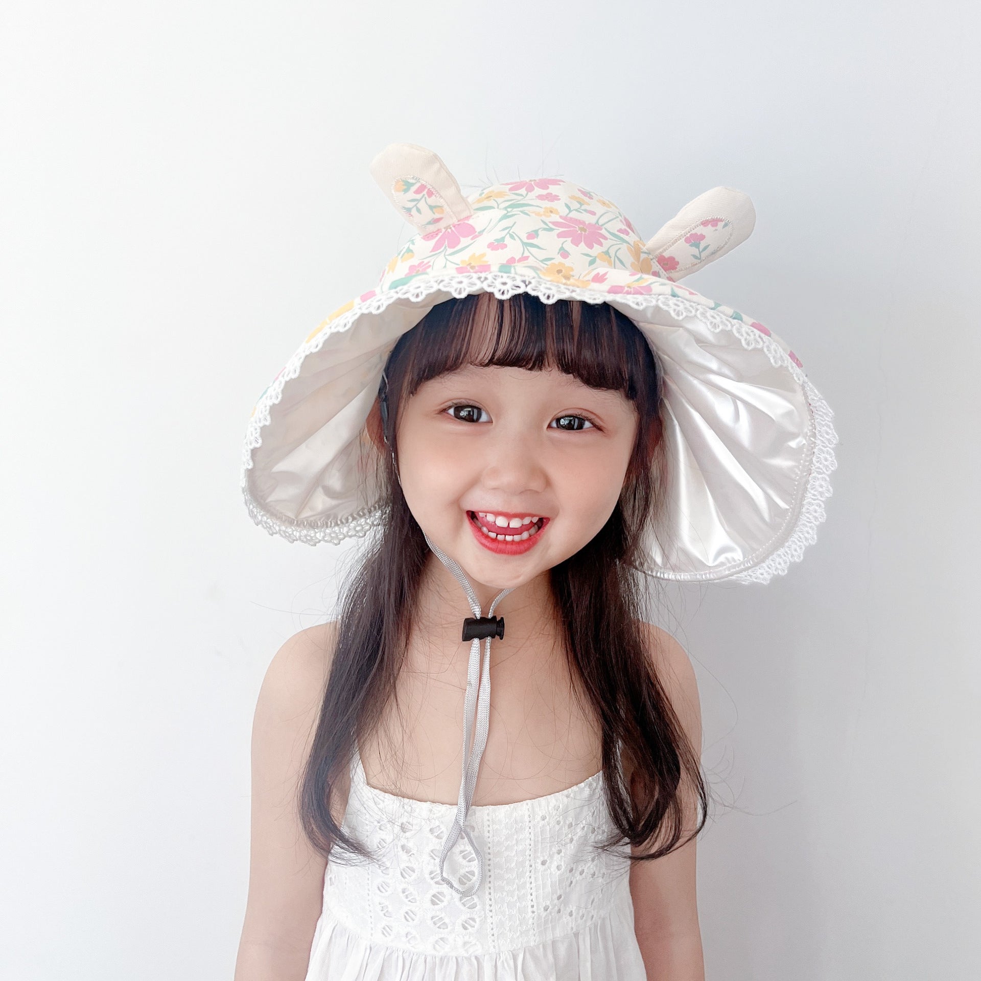 Wholesale Cotton Children's Large Brim Empty Top Hat