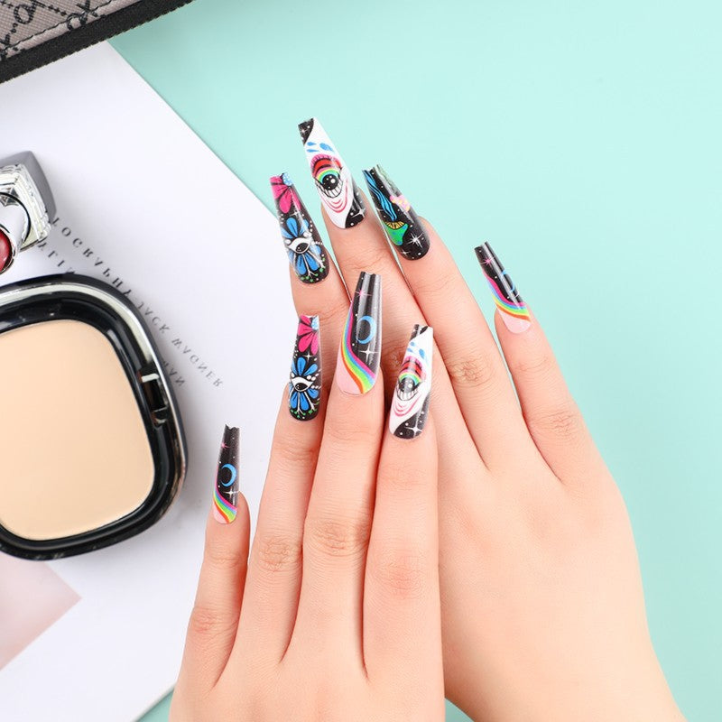 Wholesale Star Sky Eye Resin Nail Stickers