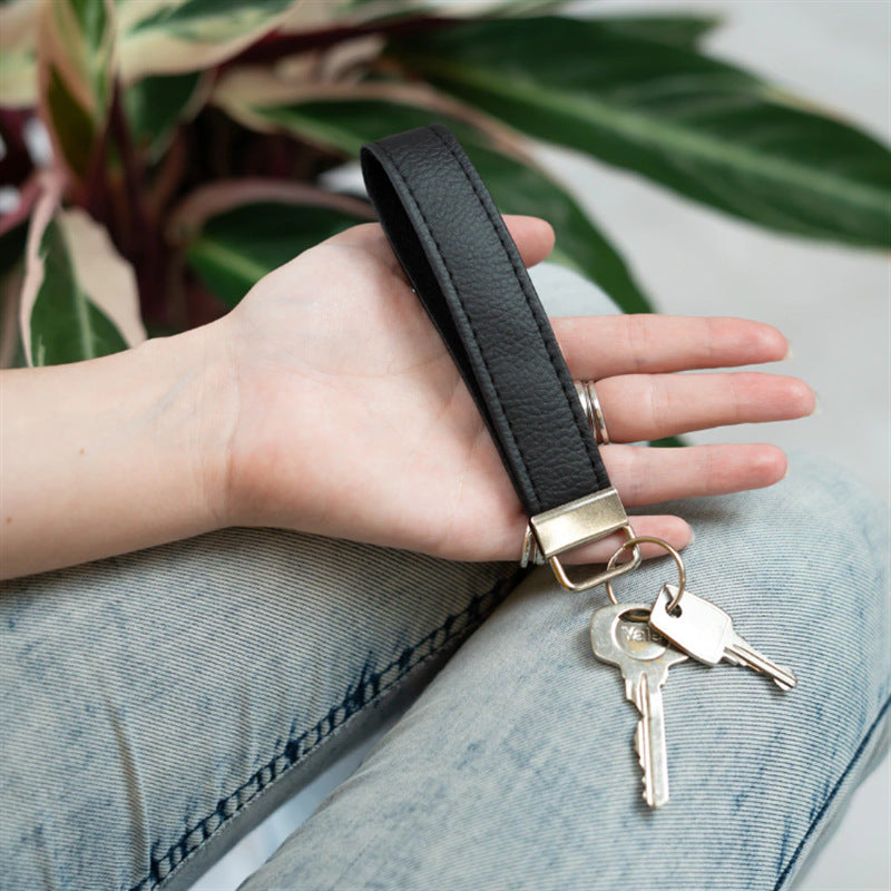 Wholesale Leather Lanyard Keychain
