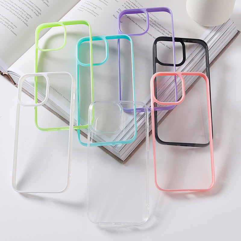 Wholesale Acrylic Macaron Color Frame Mobile Phone Case