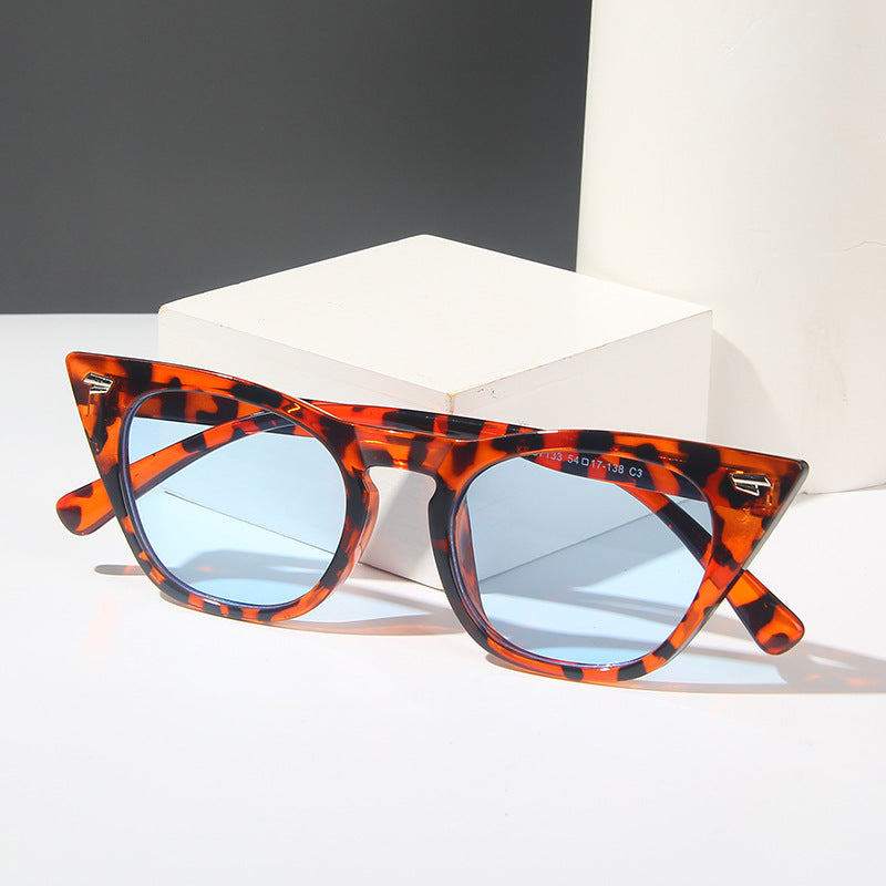 Wholesale Cat Eye Rice Nail PC Sunglasses