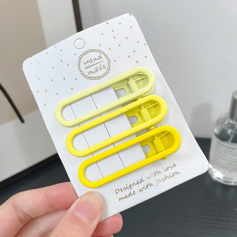 Pinzas Para El Cabello De Metal Lateral De Color Caramelo al por mayor