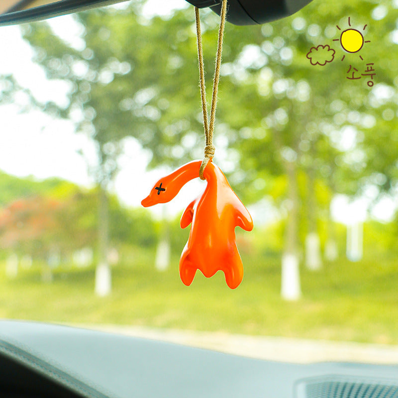 Wholesale Resin Car Roast Duck Car Pendant