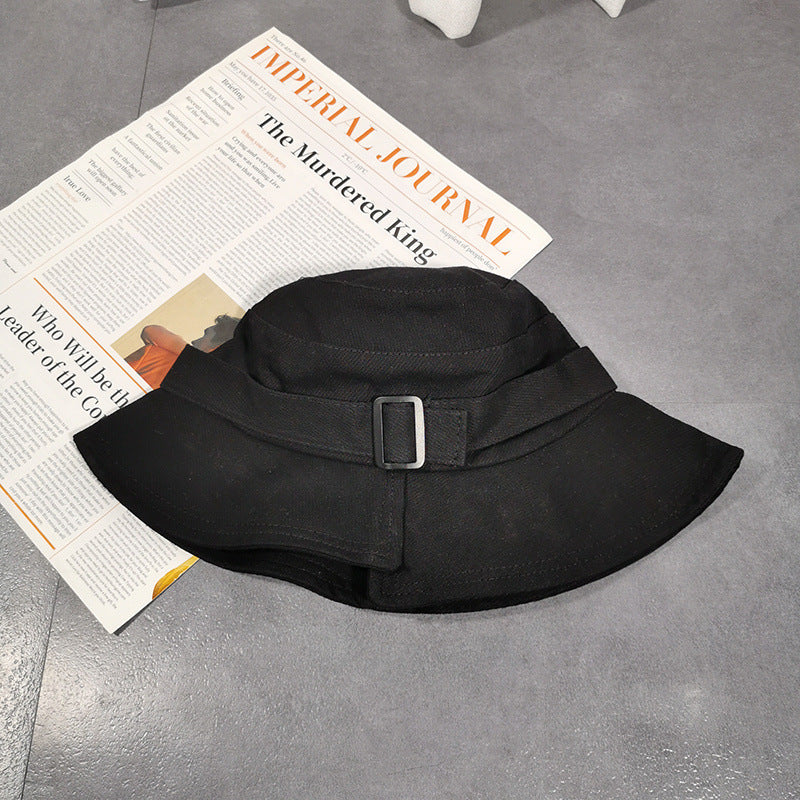 Wholesale Cotton Polyester Irregular Rectangular Buckle Fisherman Hat