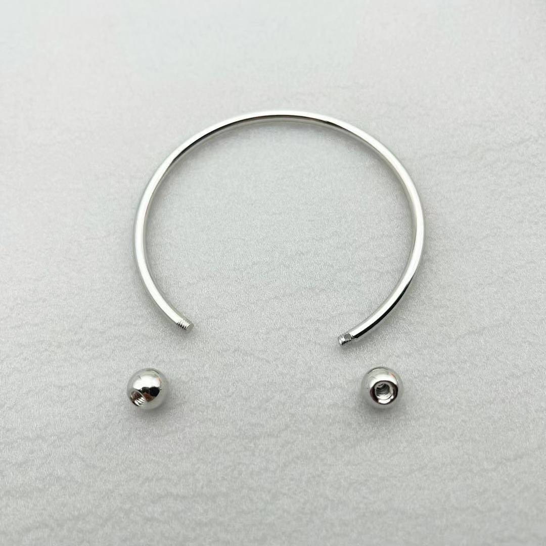 Pulsera de alambre de cobre de 10 piezas al por mayor accesorios de joyería de bricolaje material