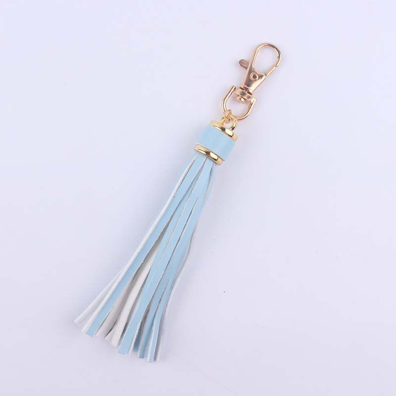 Wholesale Leather Tassel Accessory Keychain