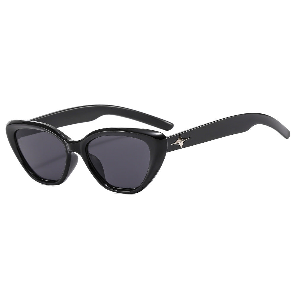 Wholesale PC Small Frame Cat's Eye UV Resistant Sunglasses