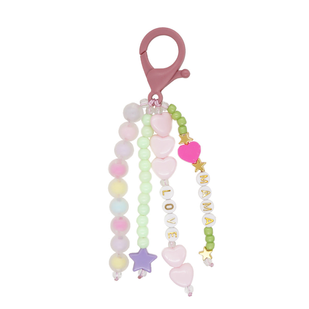 Wholesale Keychains Acrylic Anti-Lost Rice Beads