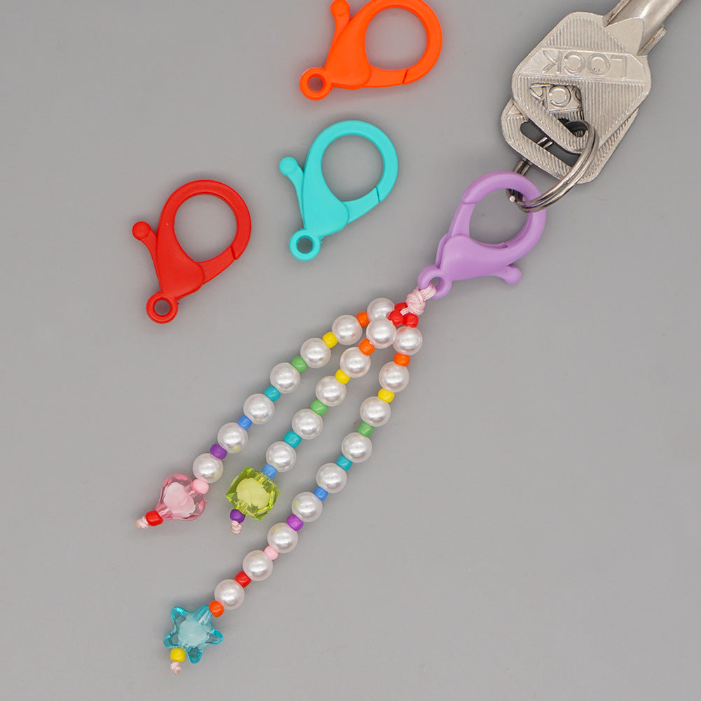 Wholesale Keychains Acrylic Anti-Lost Rice Beads