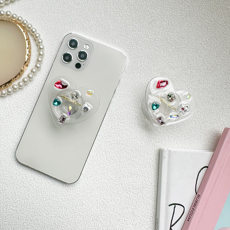 Amor al por mayor Love Rhinestone Plastic Mobile Airbag Soports