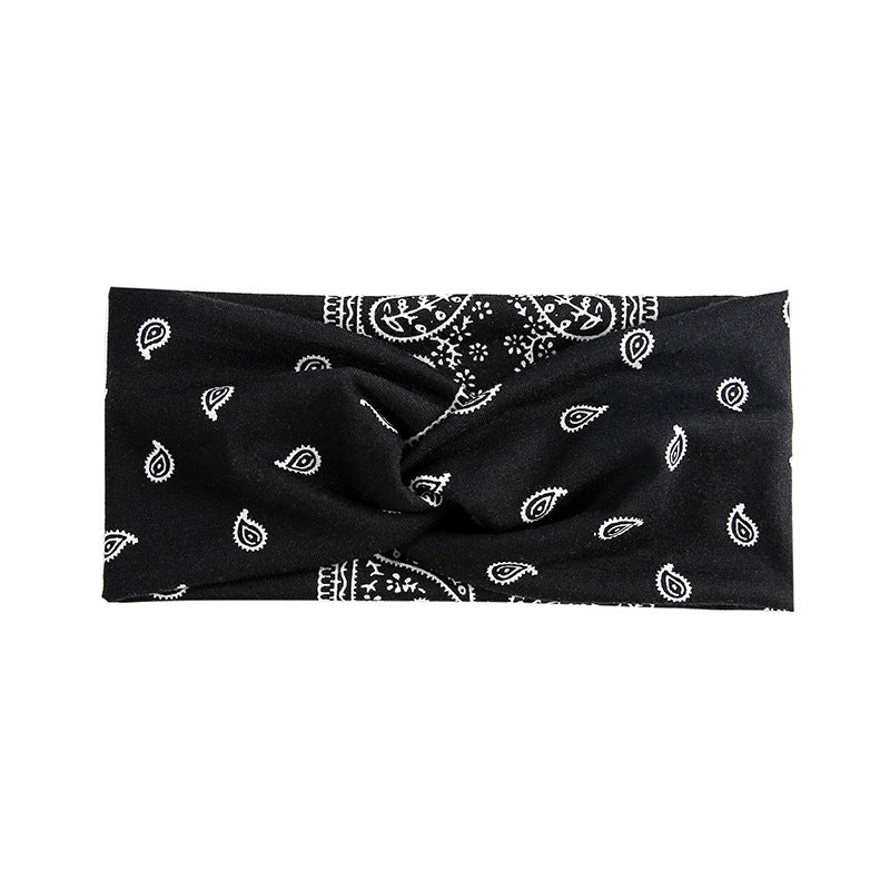 Wholesale Candy Color Cross Fabric Headband