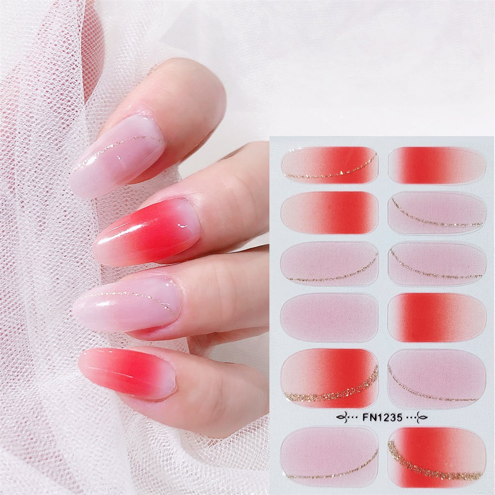 Wholesale Plastic Removable Nail Stickers