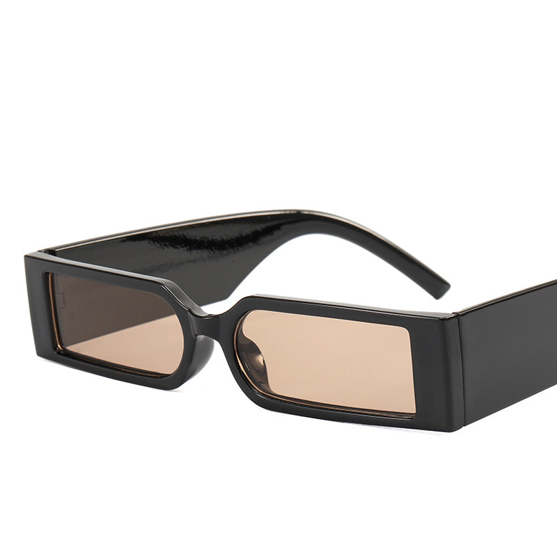 Wholesale PC Small Frame Retro Square Wide Leg Sunglasses