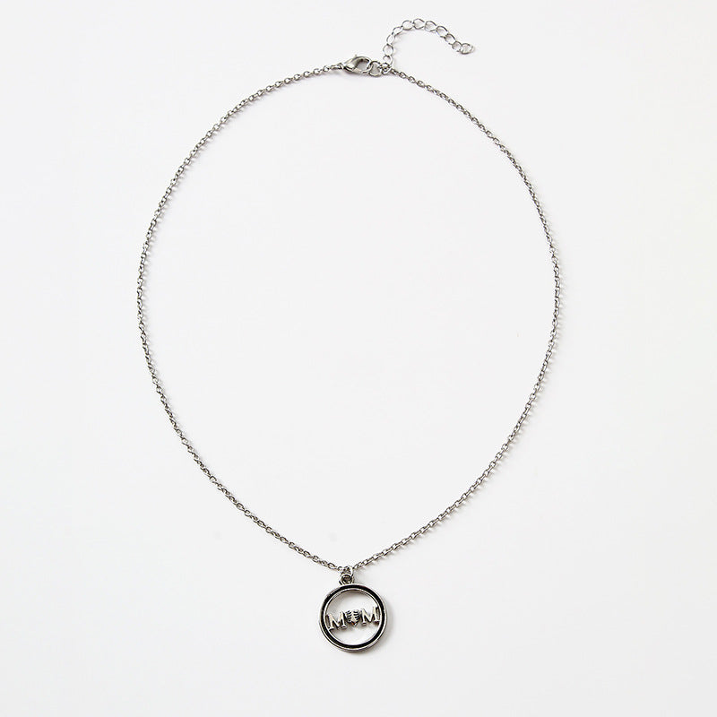 Collar pendiente del amor de la MAMÁ de la aleación del cinc del regalo de vacaciones de la madre al por mayor