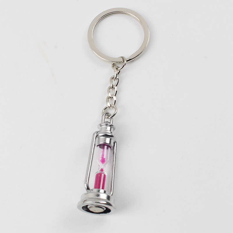 Wholesale Kerosene Lamp Hourglass Keychain