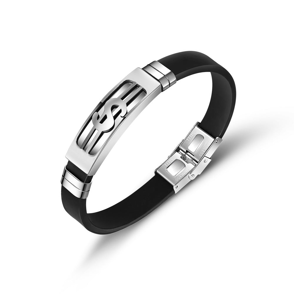 Wholesale Hollow Out Men's Bracelet Stainless Steel