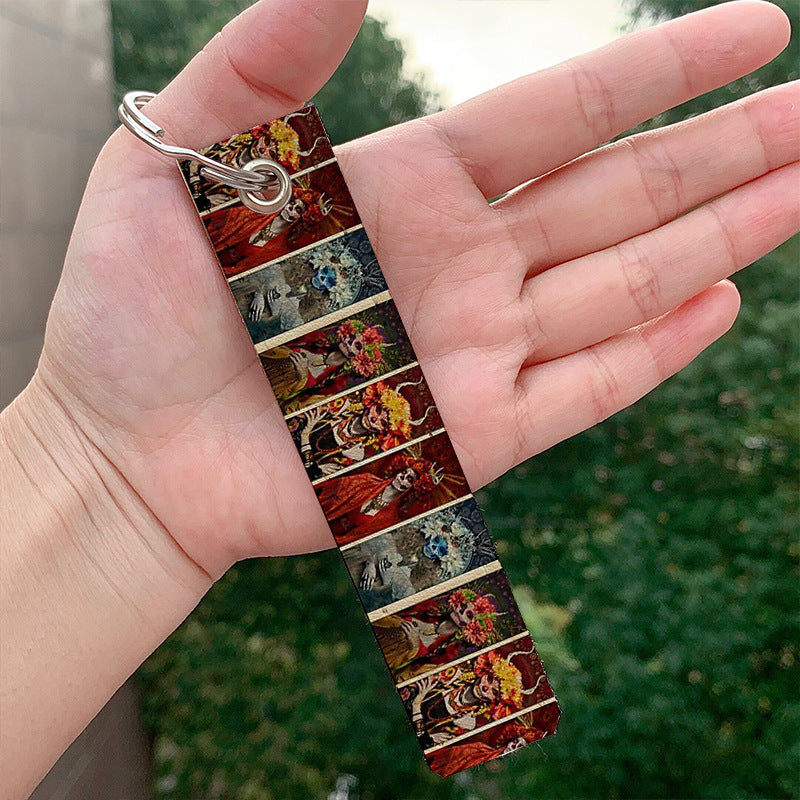 Wholesale Skull PU Keychain Accessories