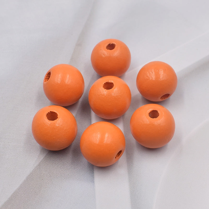 Wholesale 16MM Colored Wood Beads