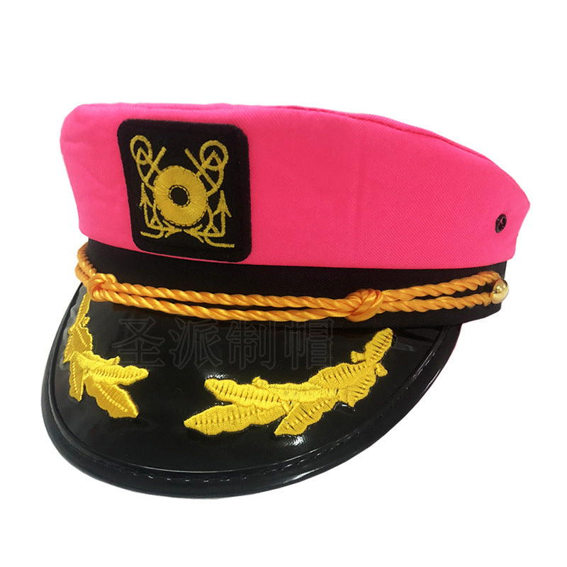 Propiedades de poliéster al por mayor Captain Hat Party