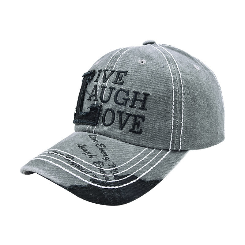 Capilla de béisbol de bordado de letra de algodón al por mayor