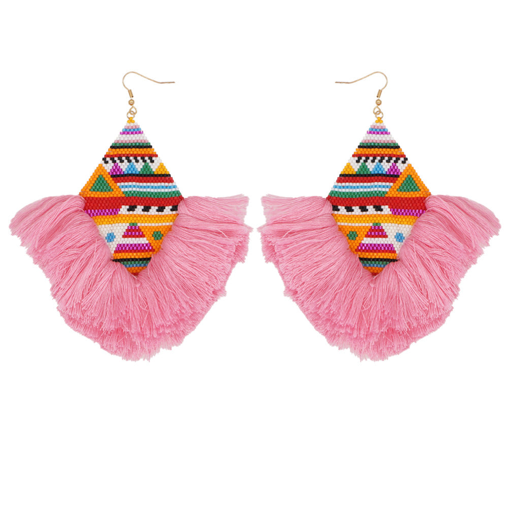 Wholesale Ethnic Rice Beads Earrings
