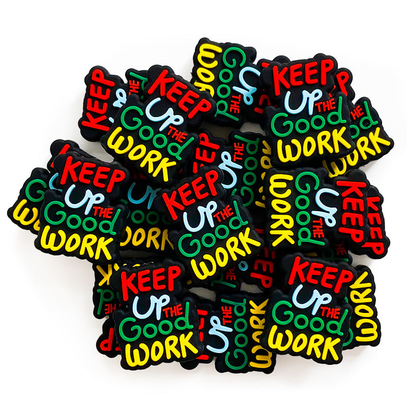 Wholesale 10pcs Baby Dental Grinding Food Silicone DIY Focal beads