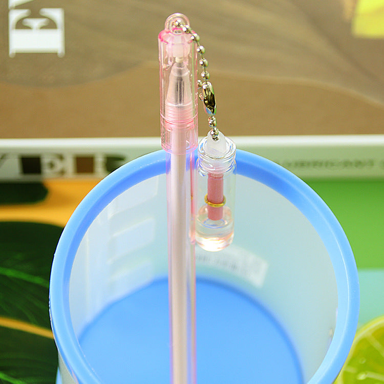 Wholesale Plastic Drift Bottle Pendant Ballpoint Pen