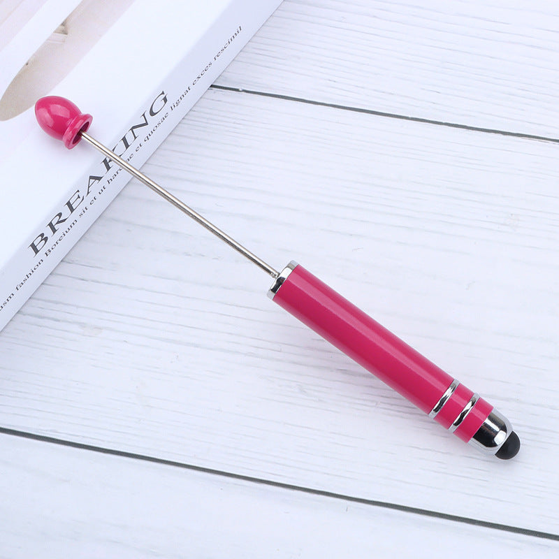 Wholesale Beadable Pnes Colorful Gradient Stylus Pen DIY Plastic Pen