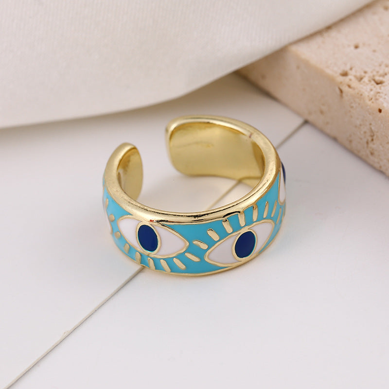 Wholesale Copper Devil Eye Ring