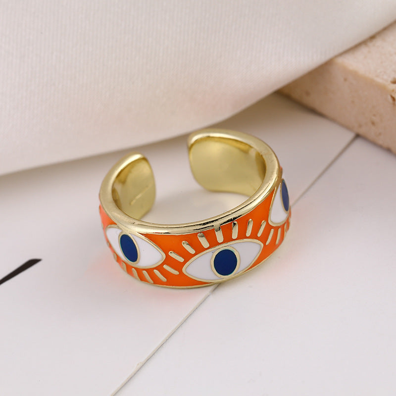 Wholesale Copper Devil Eye Ring