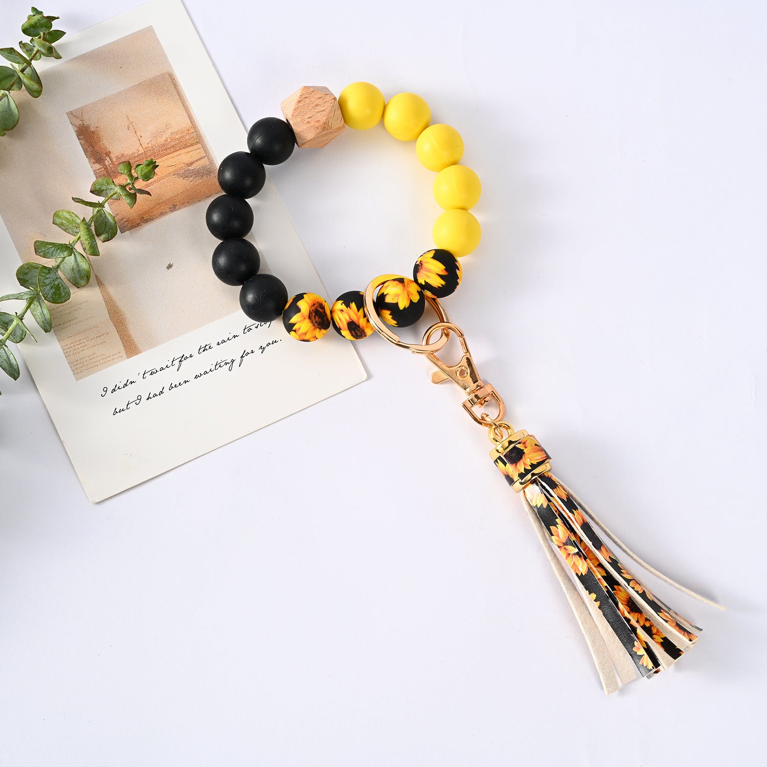 Wholesale Tassel Anti-lost Acrylic Wrist Keychain