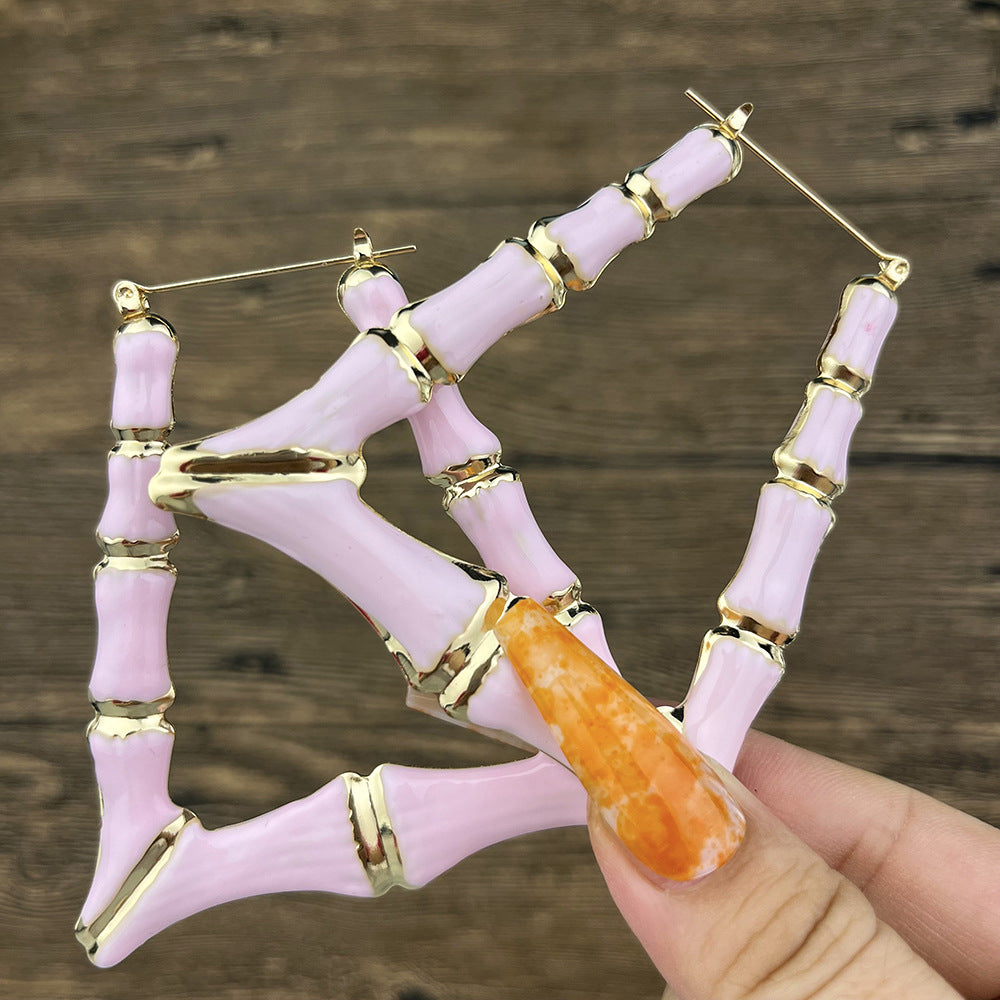 Pendientes al por mayor de aleación de chocolate