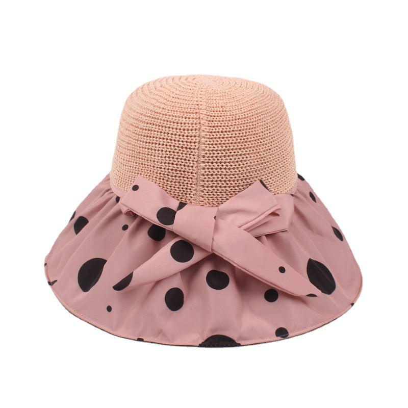 Wholesale Polyester UV Protection Bow Bucket Hat