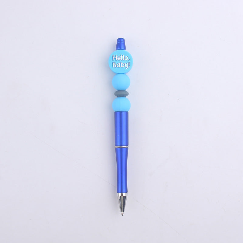 Wholesale Cartoon Baby Round Silicone DIY Bead Pen
