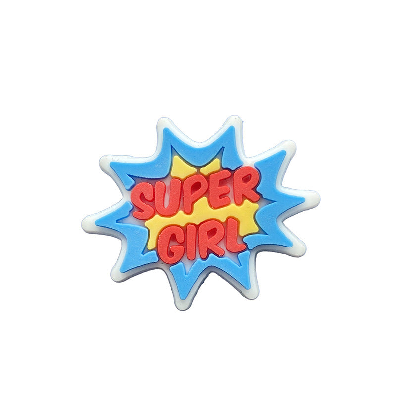 Wholesale 100PCS Cartoon DIY Silicone Shoe Buckle