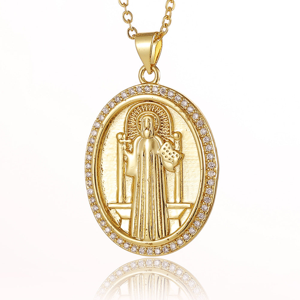 Wholesale Copper Religious Ladies Necklaces