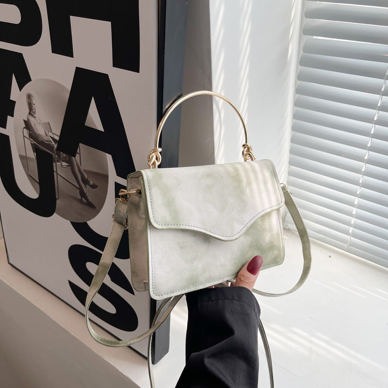 Bolso de hombro PU impreso y teñido de moda al por mayor