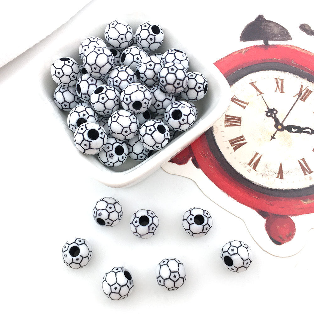 Wholesale 50PCS/Pack 10MM Acrylic Ball Beads