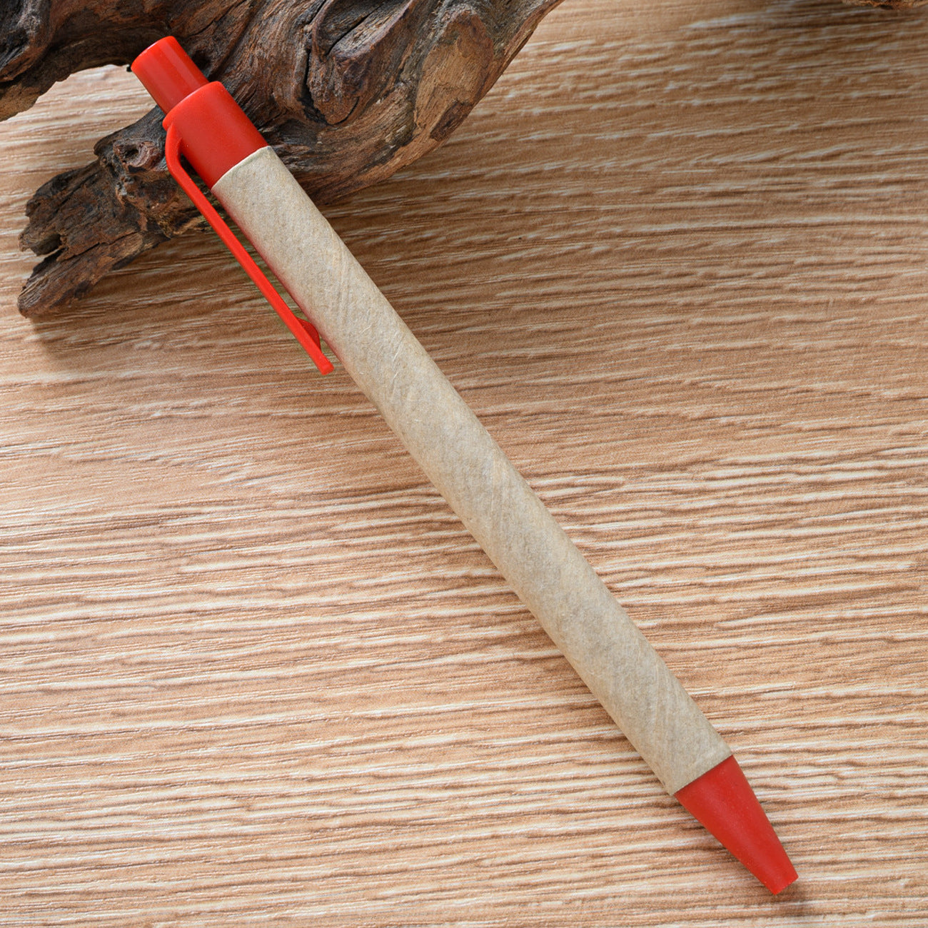 Bolígrafos de plástico de tubo de papel al por mayor