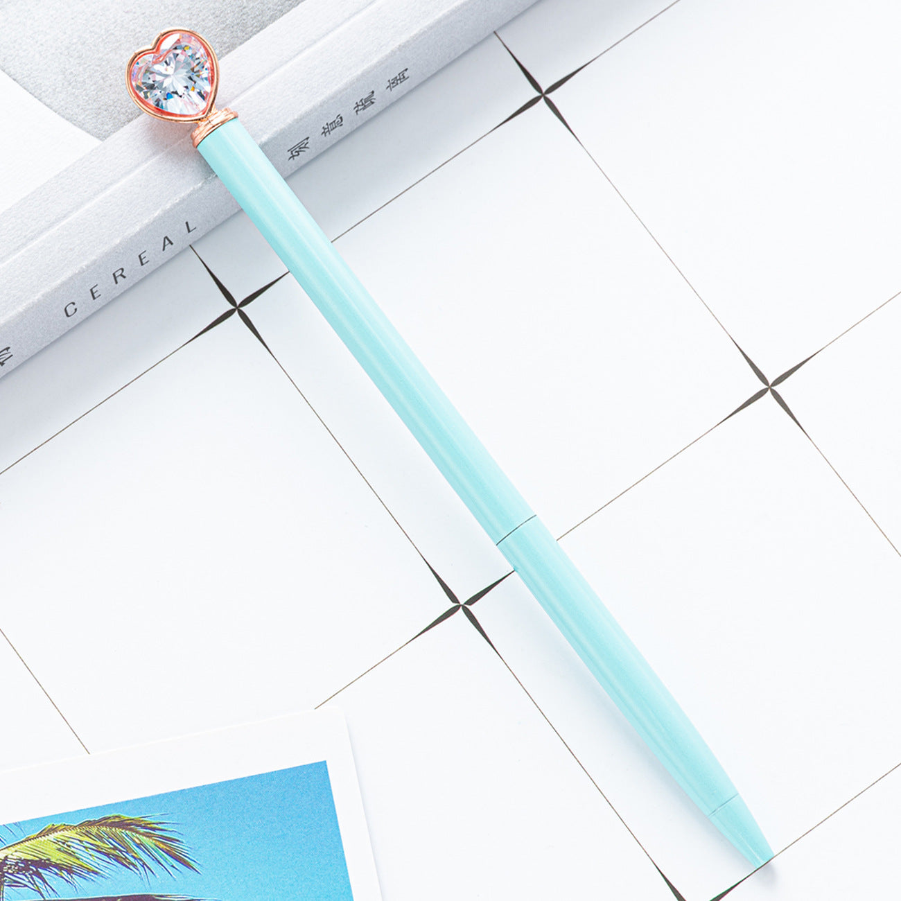 Bolígrafo De Metal Con Diamante De Corazón al por mayor