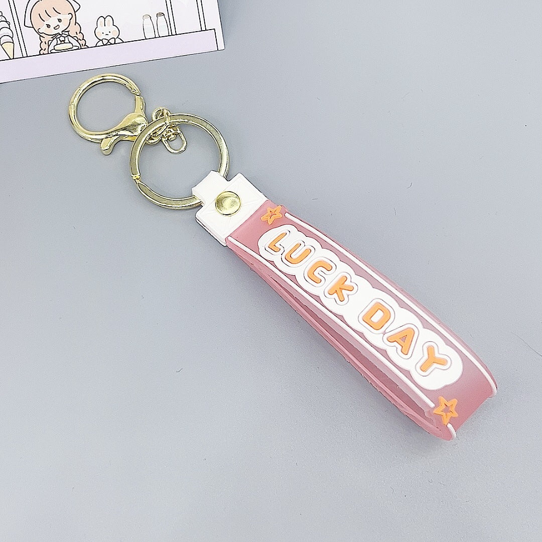 Llavero de gelatina de goma suave de goma al por mayor