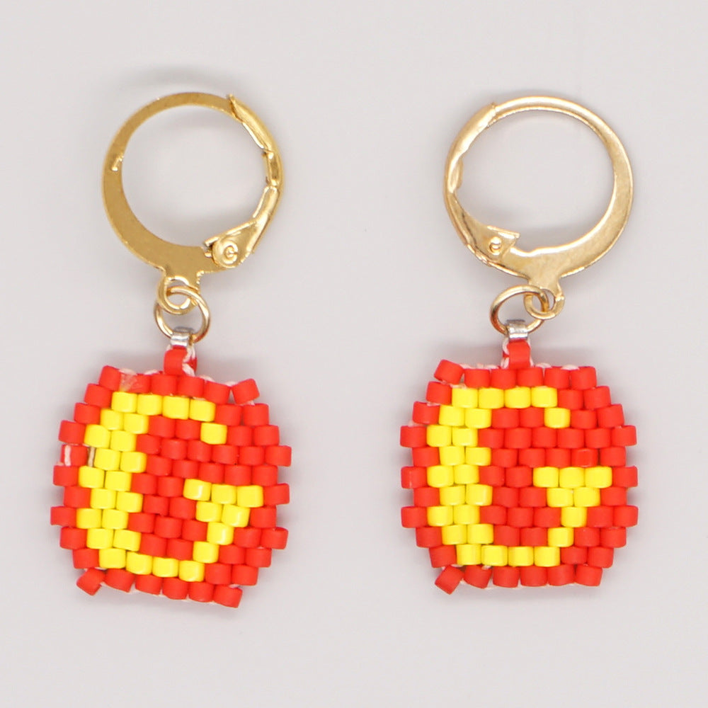 Pendientes De Cristal De Alfabeto Hechos A Mano Bohemios al por mayor