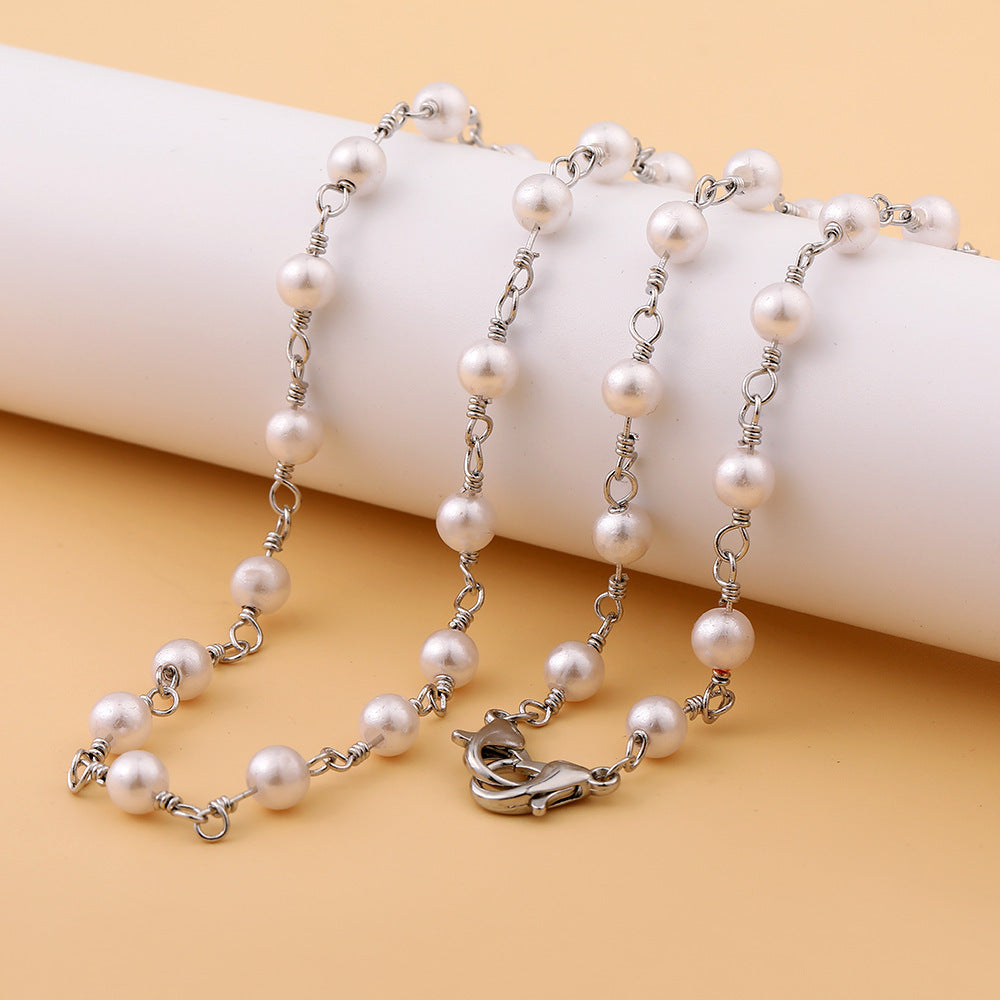 Cadena De Gafas De Cuello Colgante Love Pearl al por mayor