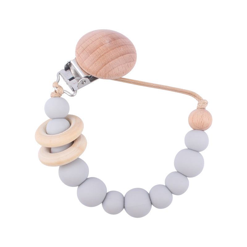 Venta al por mayor Cadena De Chupete De Bebé Suministros De Madera Para Bebés