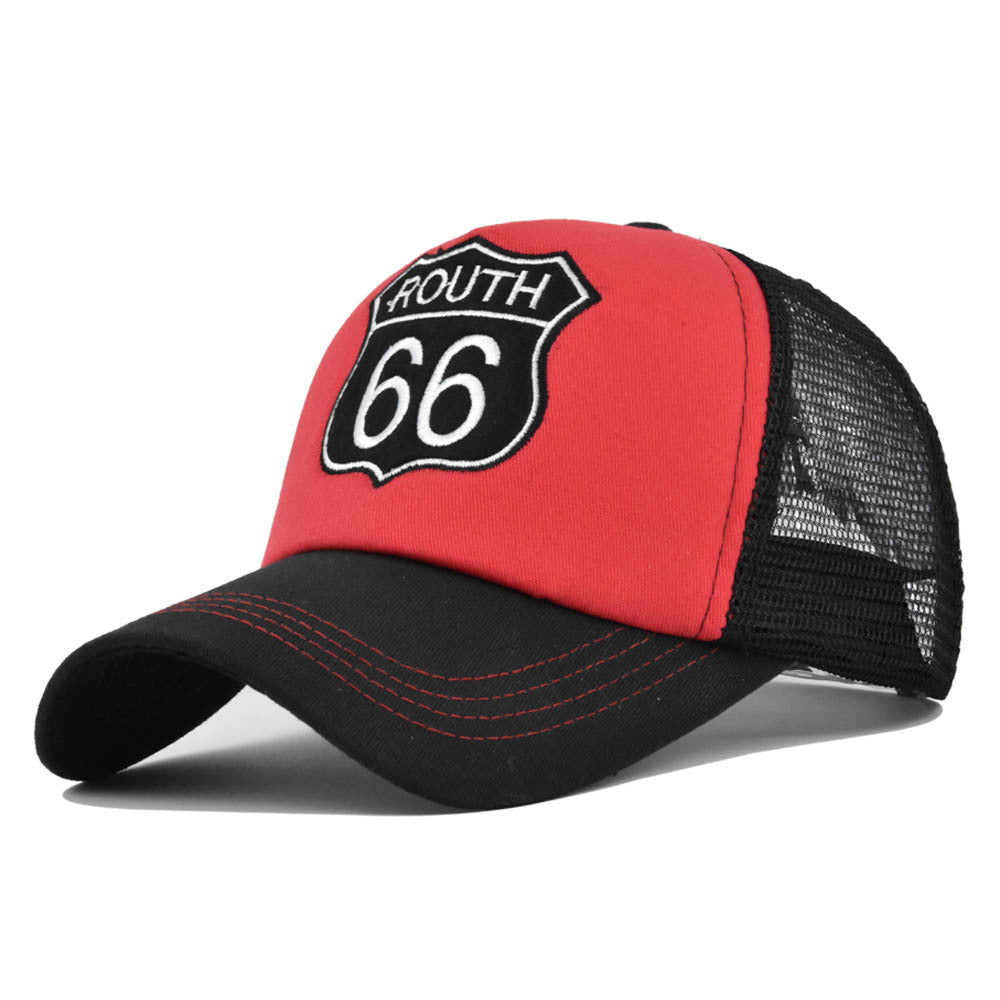 Wholesale Route 66 Embroidered Cotton Hat