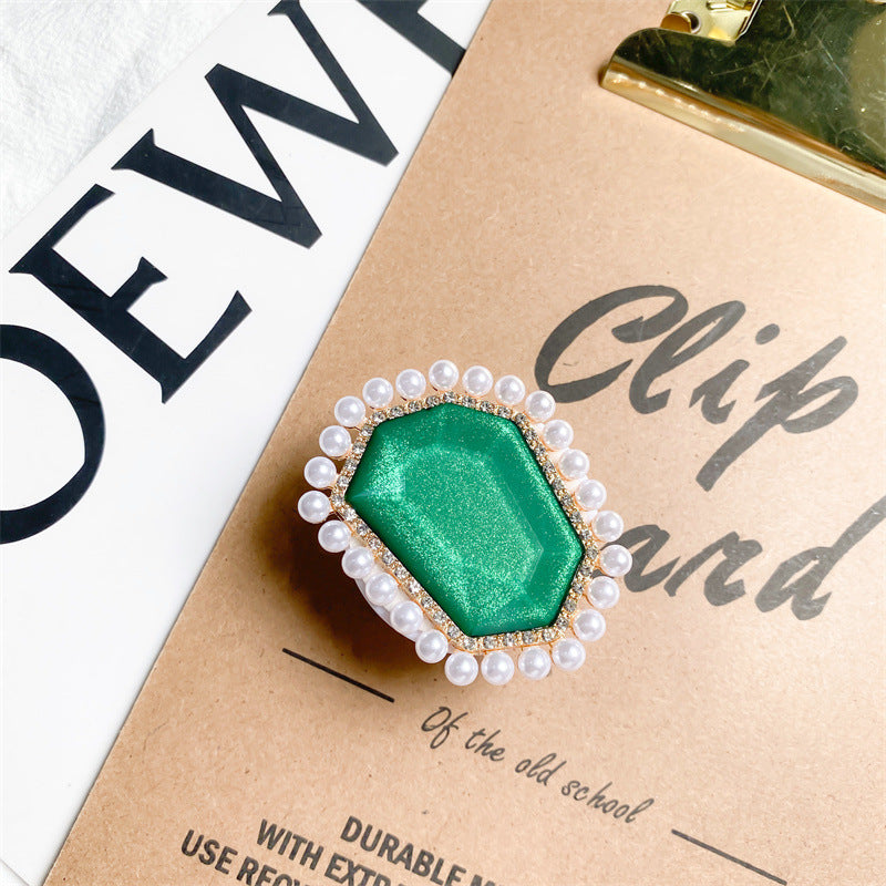 Wholesale Plastic Pearl Air Cushion Mobile Phone Holders