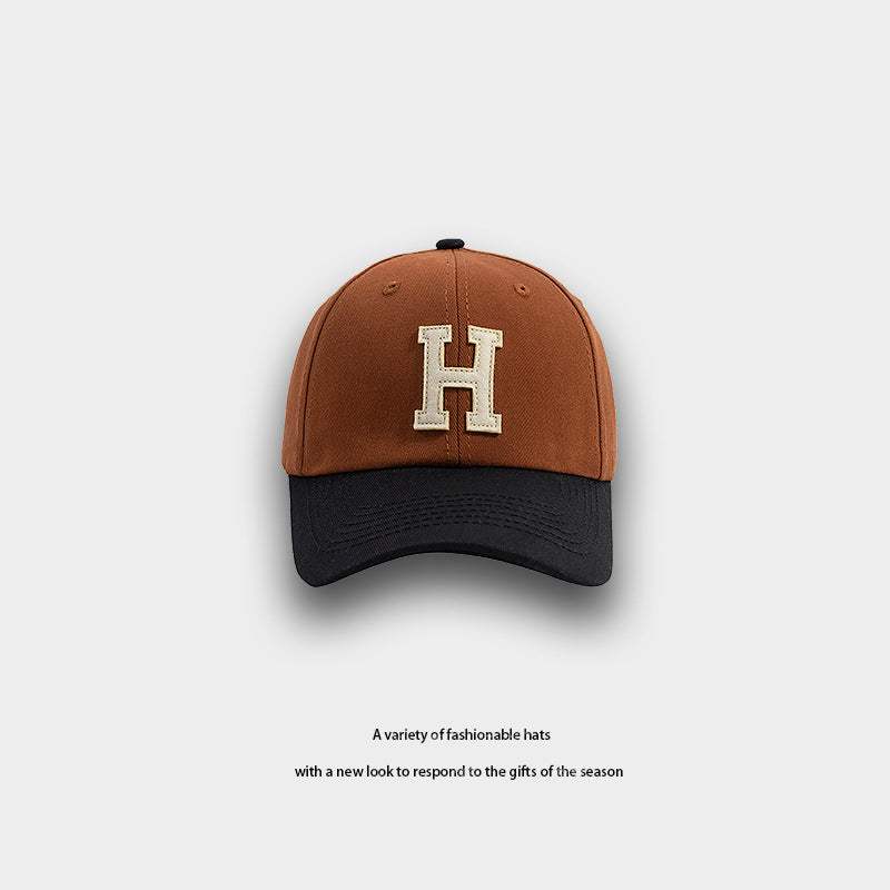 Wholesale H Alphabet Soft Top Cotton Hat